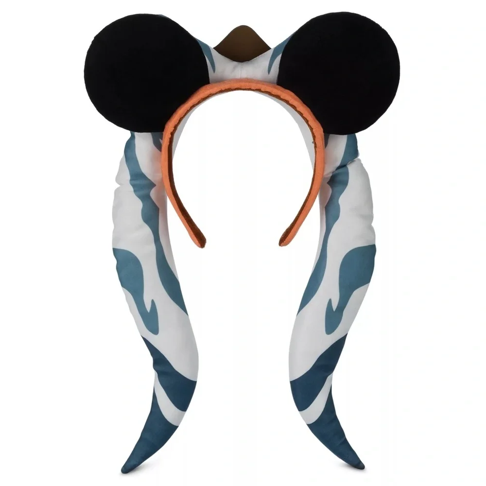 New Ahsoka Tano Ears Headband Adults Star Wars Mickey Mouse Ears Rhinestones